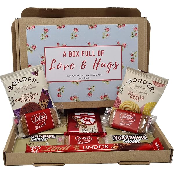 Penny Post Afternoon Tea Gift Box - Letterbox Hamper With Biscuits, Chocolate & Artisan Teas, British Food Gift-348584