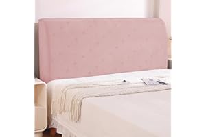 Ystyle Pokrowiec Na Zagłówek Łóżka, Odporny Na Kurz Headboard Slipcover, Rozciągliwy Pyłoszczelny Pokrowiec Ochronny Do Sypialni, Ochrona Pleców Do Deski Rozdzielczej (150CM, Róża)