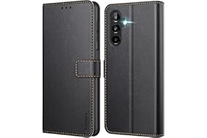 Ganbary Coque pour Samsung Galaxy A04s / A13 5G (Pas pour A13 4G), [Housse en Cuir PU Premium] [Etui à Rabat] [Pochette de Portefeuille], Étui de Protection pour Samsung A04s/A13 5G - Noir