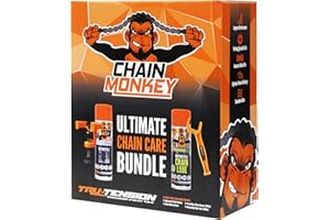 Tru-Tension | Ultimate Chain Care Bundle | Perfect For Road Riding, Off-Road, Commuting & Touring | Motorcycle Tools & Accessories | 4 Piece Motorcyle Kit