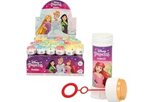 Bolle Di Sapone "Disney Princess" - Display Con 36 Flaconcini - 60 mL