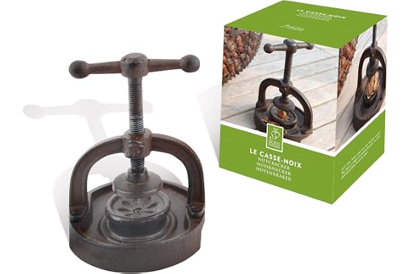 Casse-Noisette en Fonte - C3031- Marron - 13,8 x 13,7 x 16,6 cm - Esschert