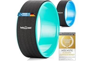 ‎BODY & MIND Yoga Rad Fitness Dharmarad für Asanas und Rücken-Streckung; Yoga-Rolle für Dehnung