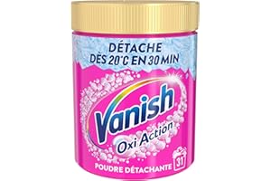 Vanish Oxi Action Booster de Lavage - Détachant Textile et Anti-décoloration - Poudre 940g