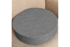 uyeoco Cuscini Rotondi per Sedia con Antiscivolo 40cm/35cm/50cm/45cm Cuscini Rotondi per sedia Cucina/Pranzo, per la camera da letto di casa Soggiorno Esterno(D1,50x8cm)