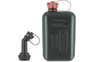 FuelFriend®-BIG max. 2,0 litri + tubo di beccuccio con serratura - tanica con approvazione ONU - perfetta per moto, auto e altro