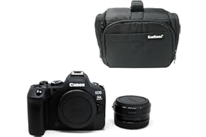 KamKorda Camera Bag + R6 Mark II Mirrorless Digital Camera Body + R Mount Adapter, 24.2MP Full-Frame CMOS Sensor, 4K60 10-Bit Internal Video, Dual Pixel CMOS AF II + 2 Year Warranty