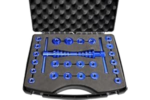 Mimoke Juego de prensado de rodamiento interior de bicicleta, juego de prensa, herramienta de montaje de buje, cojinete de buje interior, herramienta de instalación