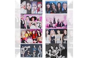 RUNUP bp plakat, JiSoo Jennie Rose lisa plakat dekoracyjny, salon, plakat do sypialni, malarstwo, 8 idoli HD plakat kompletny zestaw, naklejki do mieszkania (B)