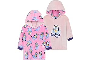 Bluey Batamanta con Capucha Polar, Sudadera Manta para Niños - Regalos Niñas