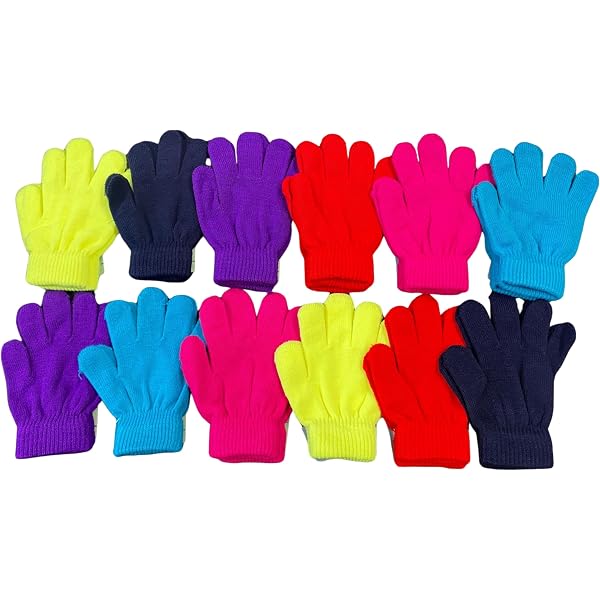 6 Paires De Gants D'Hiver Tactiles BBXWANG - Noirs, Taille Unique - Pour Smartphone, Ski Ou Randonnée