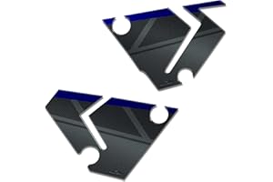 RESIN BIKE Adhésifs 3D Protections Latéral 04 Compatible avec Yamaha Tenere 700 2019 Bleu