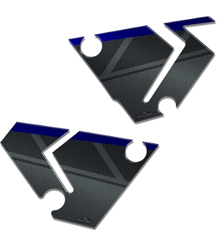 thumbnail image 2 of Yamaha Tenere 700 3D Resinate Side Protector Stickers - Blue Metal (Resin Bike) 2 of 4