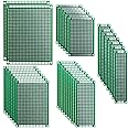 Besomi Electronics 32 Pcs Double Sided PCB Board Prototype Kit for DIY Soldering with 5 Different Sizes Compatible with Arduino Kits