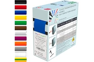 MarketConnect® Gaine Thermorétractable Ø 6,4 mm, L 8mt • BLEU • MINIBOX 2:1 SMALL