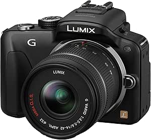 Panasonic Lumix G3 16.1MP Compact System Camera Kit - Black with 14-42mm Lumix G VARIO f/3.5-5.6 ASPH MEGA OIS Lens