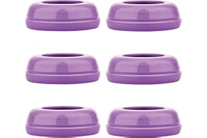 Maymom Flaschenverschluss kompatibel mit Lansinoh Momma Stillflaschen, Lansinoh Nippel, nicht Original Lansinoh Flaschen, Lansinoh Pumpenteile, Lansinoh Signature Pro, Smartpump, Handmilchpumpe (6ct)