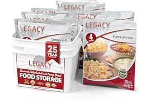 32 Serving Family 72 Hour Emergency Food Supply Kit - 8 Lbs - Disaster Relief - Survival Preparedness Supplies - Dehydrated / Freeze Dried Food Storage by Legacy Premium Food Storage
