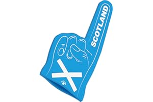 ‎HIGH FIVE FINGERS HIGH FIVE FINGERS Weltmeisterschaft Europameisterschaft Flagge Fanartikel | Schaumstoff Hand für Spiele, Stadion, Events | One Size | 44 x 22 x 2,5 cm
