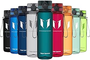 Super Sparrow Drinking Bottle, Tritan Water Bottle, 350 ml, 500 ml, 750 ml, 1000 ml, BPA-Free, Ideal Sports Bottle, for Sports, Bike, Fitness, University or Outdoors, Lightweight, Sustainable