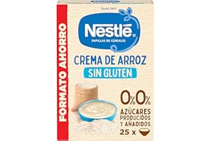 Nestlé 0% 0% Crema De Arroz Y Sin Gluten, A Partir De Los 6 Meses, 450 G