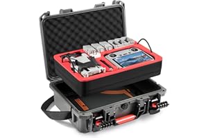 STARTRC Dual Layer Hard Case for DJI Mini 4 Pro, Waterproof Pressure Resistant Carrying Case for DJI Mini 4 Pro Accessories - Fits for DJI RC 2/RC-N2