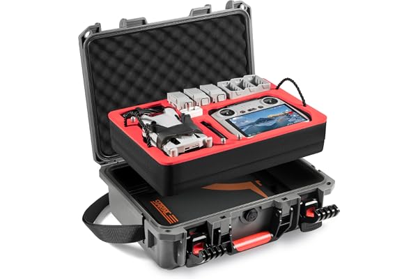 STARTRC Étui Rigide Mini 4 Pro Imperméable Étui de Transport pour DJI Mini 4 Pro Fly More Combo