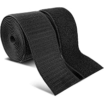 Bewudy 2-Inch Wide Sew-On Hook And Loop Tape - 6ft Roll, White Nylon (No Adhesive, Heavy Duty)