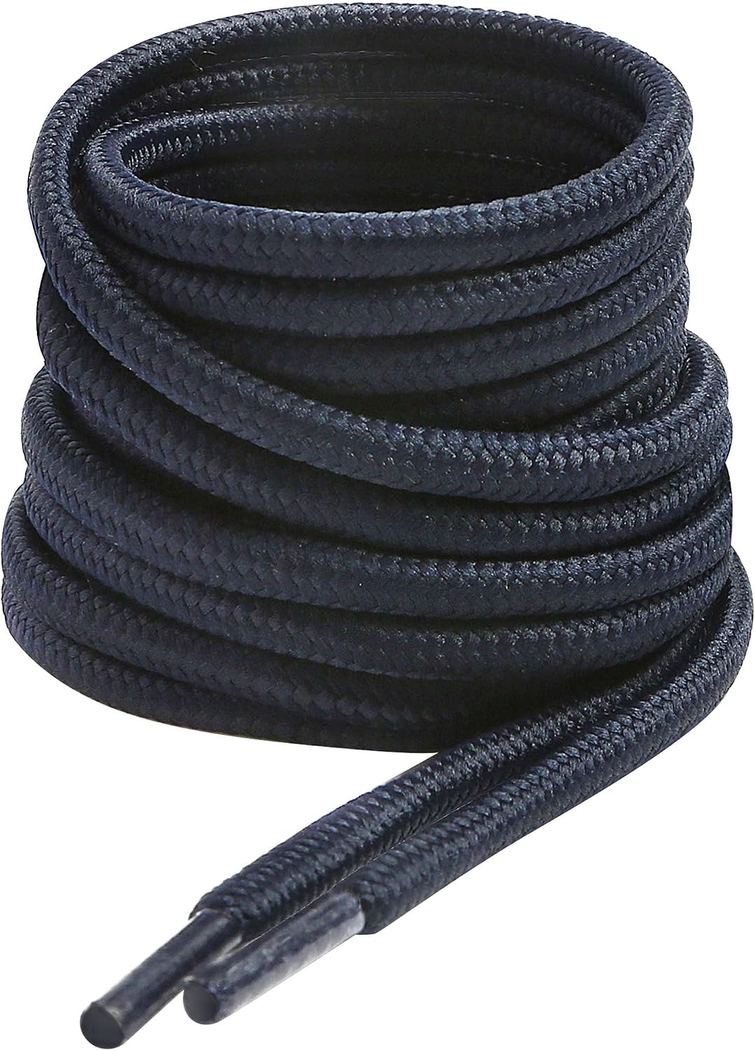 VSUDO Round Boots Laces, 4mm Diameter Outdoor Work & Hiking Shoe Laces for Boots, Premium Round Shoelaces for Trainers Shoes