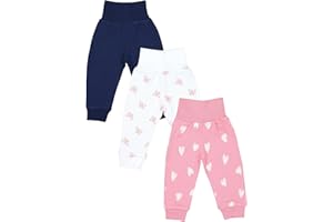 TupTam Baby Mädchen Lange Pumphose 3er Pack