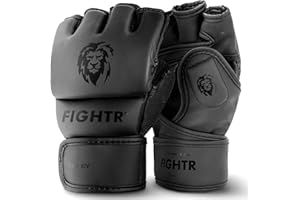 ‎FIGHTR FIGHTR® Profi MMA Handschuhe für Grappling Sparring Training, Kickboxen Kampfsport Muay Thai Boxsack Sandsack Pratzen Boxen | für Männer und Frauen inkl. Tragetasche …