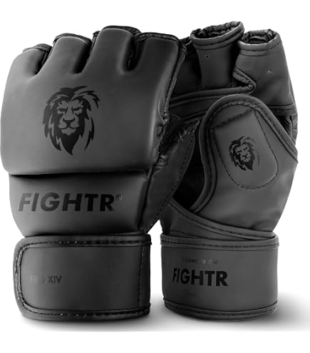 Fox-Fight Storm Guanti MMA/Free Fight Per Sparring E Sacco - Imbottitura 45mm, Doppio Velcro - Guanti Da Boxe Per Grappling E Allenamento - 4