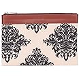 ZOUK Mughal Motif Printed Multipurpose Classic Utility Pouch for Women