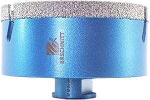 Diamond Core Drill Bit 100mm- BRSCHNITT Tile Hole Saw M14 for Tile Porcelain Stoneware Ceramic Marble Granite Drilling,Suitable for Angle Grinders