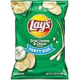Lay's Sour Cream & Onion Potato Chips, Party Size (14.75 Ounce)