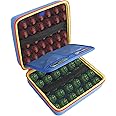 co2CREA Hard Baku toys Storage Case for Bakugan Collectible Action Figures Carrying Box with Mesh Pocket, Case Only