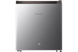Hisense 60 Liter Compact Single Door Refrigerator, Silver - RR60D4ASU"Min 1 year manufacturer warranty"