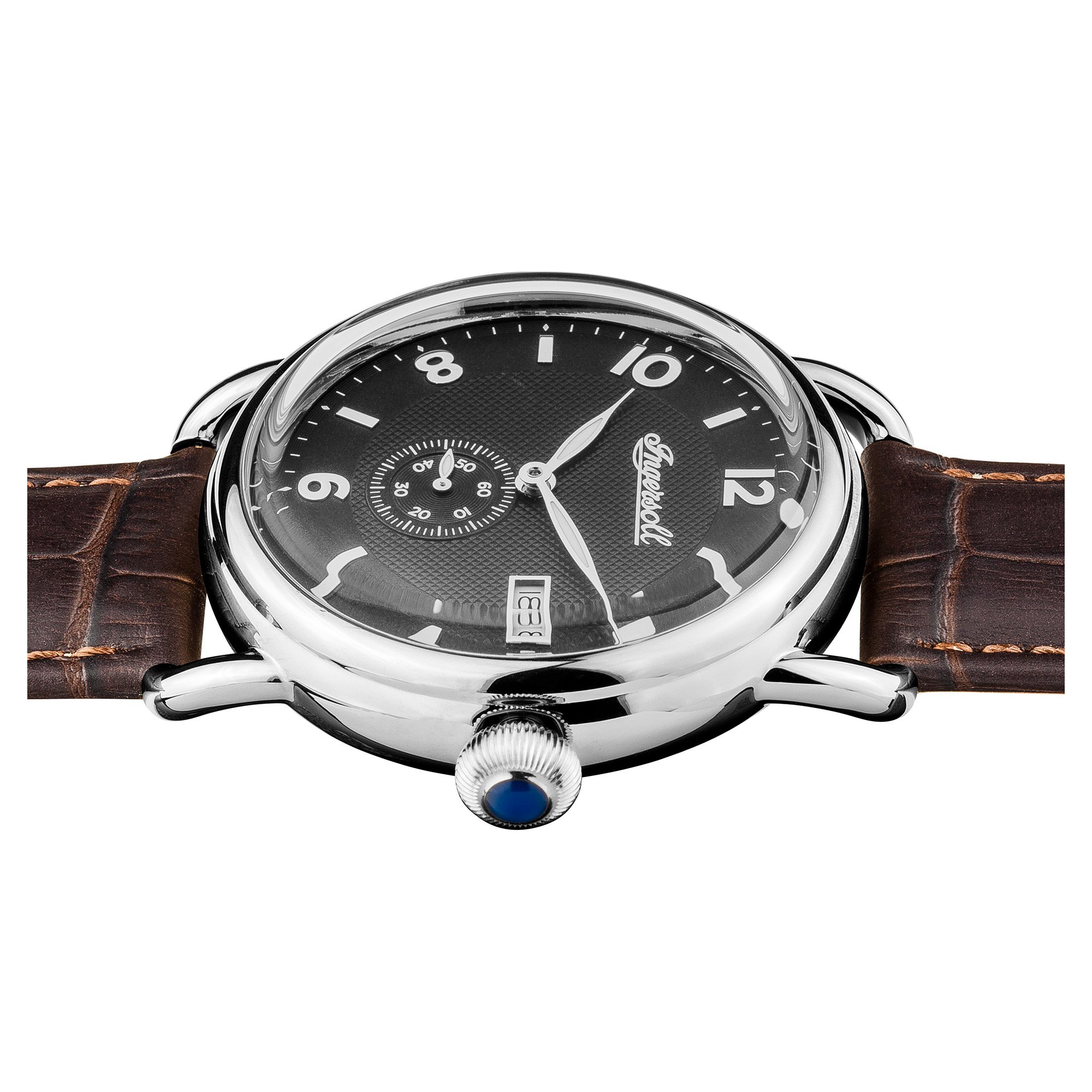 Ingersoll Herren Analog Quarz Uhr mit Leder Armband I00801 – Bild 4