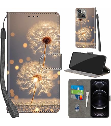 CASELIVE Leder-Hülle Für IPhone 13/14 – Mit Standfunktion, 3 Kartenfächern & RFID-Schutz, Dunkelblau