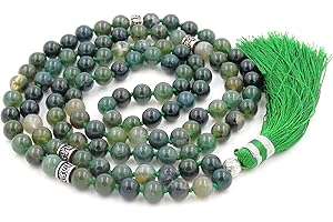GENERIC Fukugems Mala Tibetano 108 Perline Collana per Donna Uomo Mala Pietra Bracciale Buddista Meditazione Collana