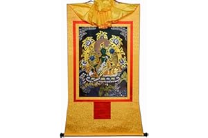 Gandhanra thangka tibetano,thangka Tara verde,Sitatara,Jetsun Dolma,hangable buddista rotolo,thanka di pittura damascata decorativa,zen arazzo art per decorazione per la casa,meditazione