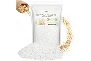 TRINIDa Soy Wax for Candle Making, 500g SoyPRO Candle Wax Pellets, 100% Soy Wax Supplies of Candle Making for Adults and Beginners, Premium Pure Natural