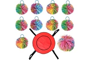 RtottiM 10 Stück Sensory Fidget Stringy Balls Wuschelball Bouncy Stress Balls Bunte Silikon Stringy Bälle Silikon Sensorik Bälle für Familienspiele, Freundesspiele