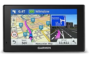 Garmin DriveSmart 50LM 5-Inch Satellite Navigation System with Lifetime Map Updates for UK, Ireland and Full Europe