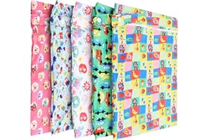 Yuhtech Wetbag, 5 Pcs Nasstaschen Wiederverwendbare Organiser Beutel Waschbar mit Reißverschluss Nassbeutel für Baby Kleinkind Reisen Gym