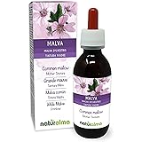 Malva (Malva sylvestris) foglie e fiori Tintura Madre analcoolica NATURALMA | Estratto liquido gocce 120 ml | Integratore ali