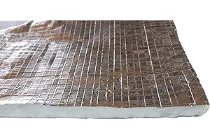 IMAR SRL FIBRA CERAMICA IGNIFUGA 1250° CON ALLUMINIO H 61 X L 200 CM SPESSORE 12,7 mm DENSITA' 93 KG/MC