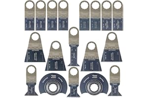 18 x SabreCut SCK18A ostrza mieszane kompatybilne z Fein SuperCut i Festool Vecturo (bez StarLock) oscylujące akcesoria wielofunkcyjne