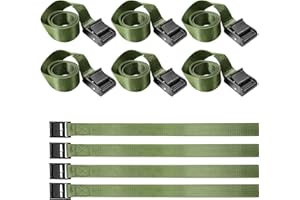 JYSDCXC Pasy mocujące krótkie 60 cm – 10 sztuk pasów mocujących z zapięciem zaciskowym do bagażników rowerowych, bardzo wytrzymałe pasy mocujące, małe DIN EN 12195-2 Standard (60 cm, zielone)