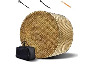 Orifesio Heunetz für Pferde, Heunetz Rundballen mit Tragetasche, ø 150 cm, Höhe 150 cm, Maschenweite 45x45mm, Großes Rundballennetz inkl. Tragetasche, Engmaschiges Futternetz für langsames Fressen